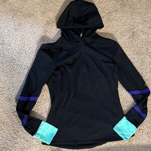 GAP Black and Teal Women's Sweater